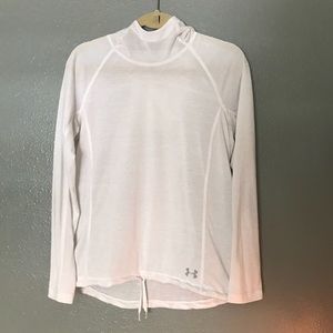 Under Armour White Hooded Pullover